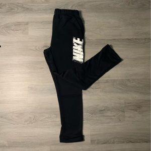 Kids black Nike sweat pants